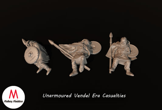 Victimes de l'ère Vendel sans armure - Medbury Miniatures