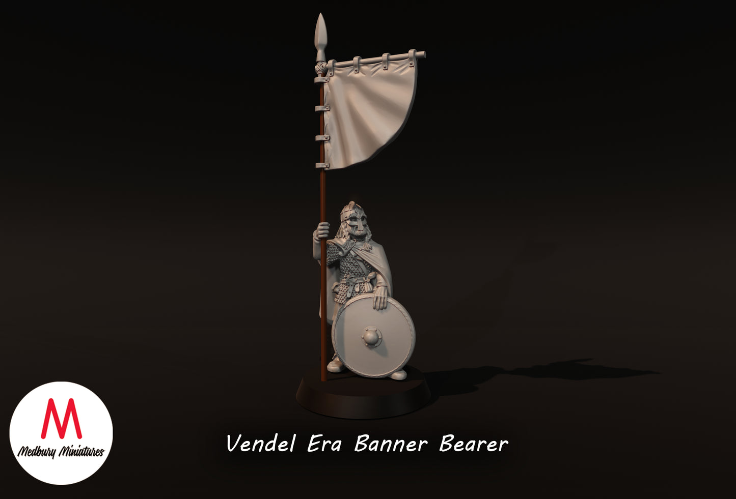 Vendel Era Banner Bearer - Medbury Miniatures