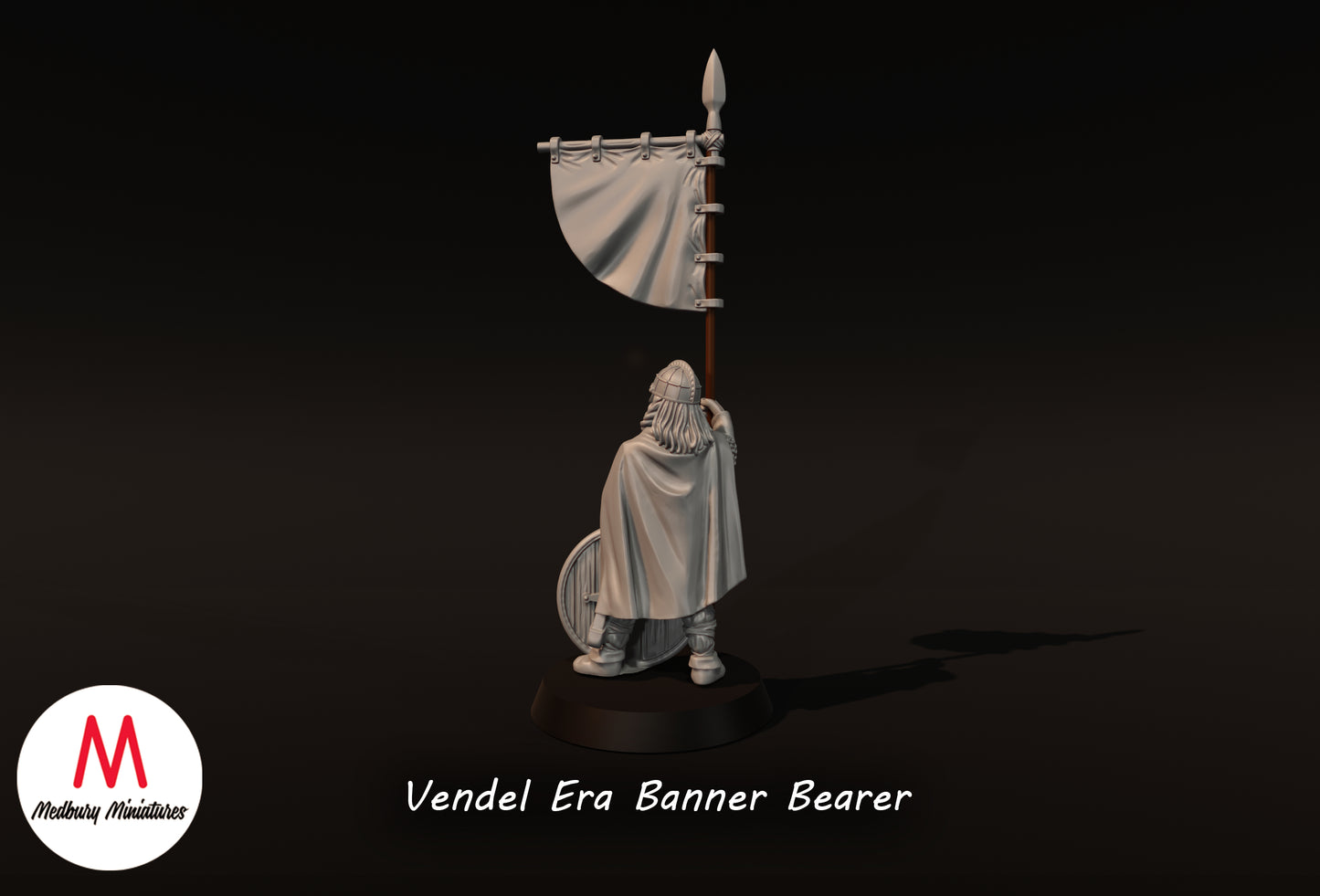 Vendel Era Banner Bearer - Medbury Miniatures