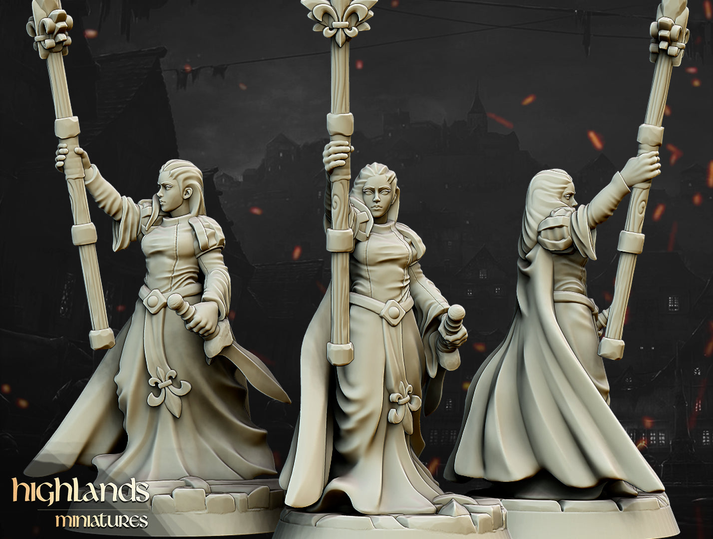 Damsel of the Lady - Highlands Miniatures