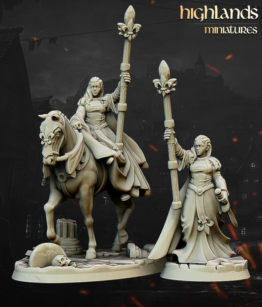 Damsel of the Lady - Highlands Miniatures