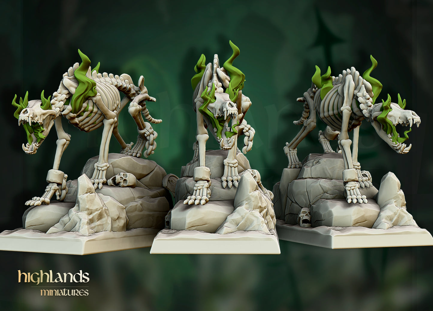 Direwolves Unit - Highlands Miniatures