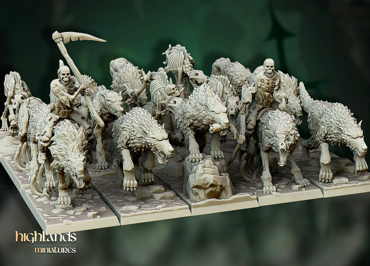 Direwolves Unit - Highlands Miniatures