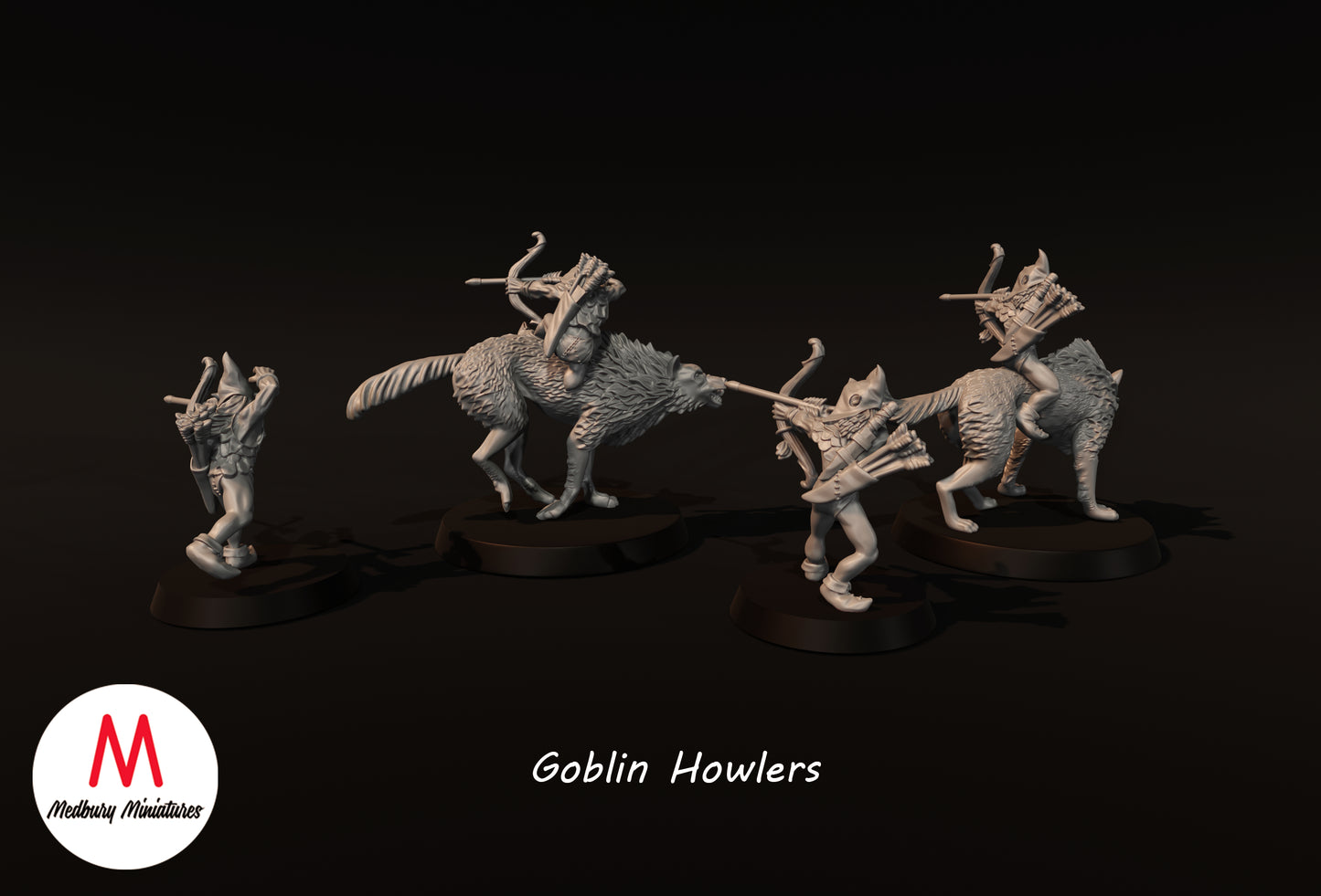 Les hurleurs gobelins - Medbury Miniatures