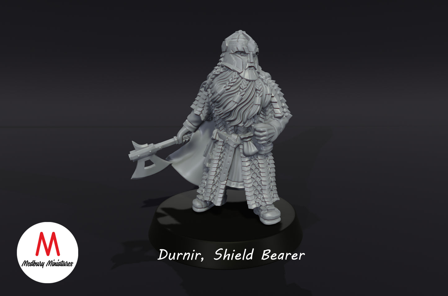 Durnir, porteur de bouclier - Medbury Miniatures