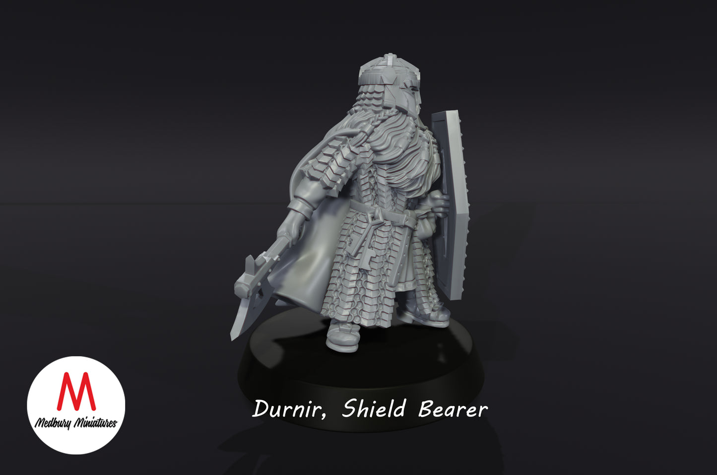 Durnir, Shield Bearer - Medbury Miniatures