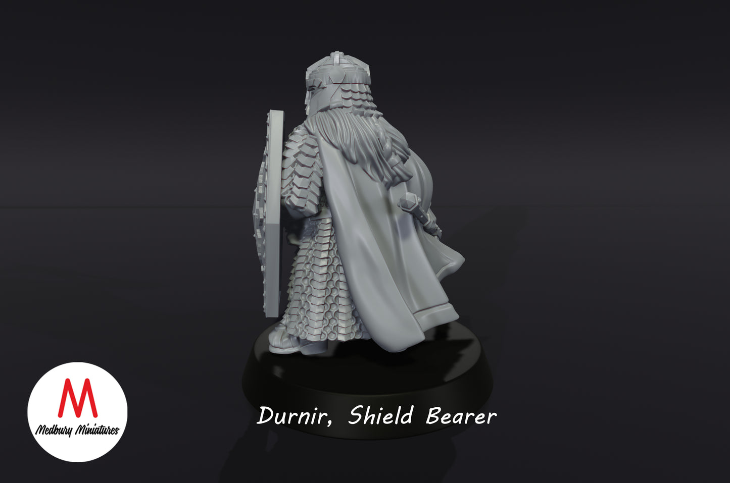 Durnir, porteur de bouclier - Medbury Miniatures