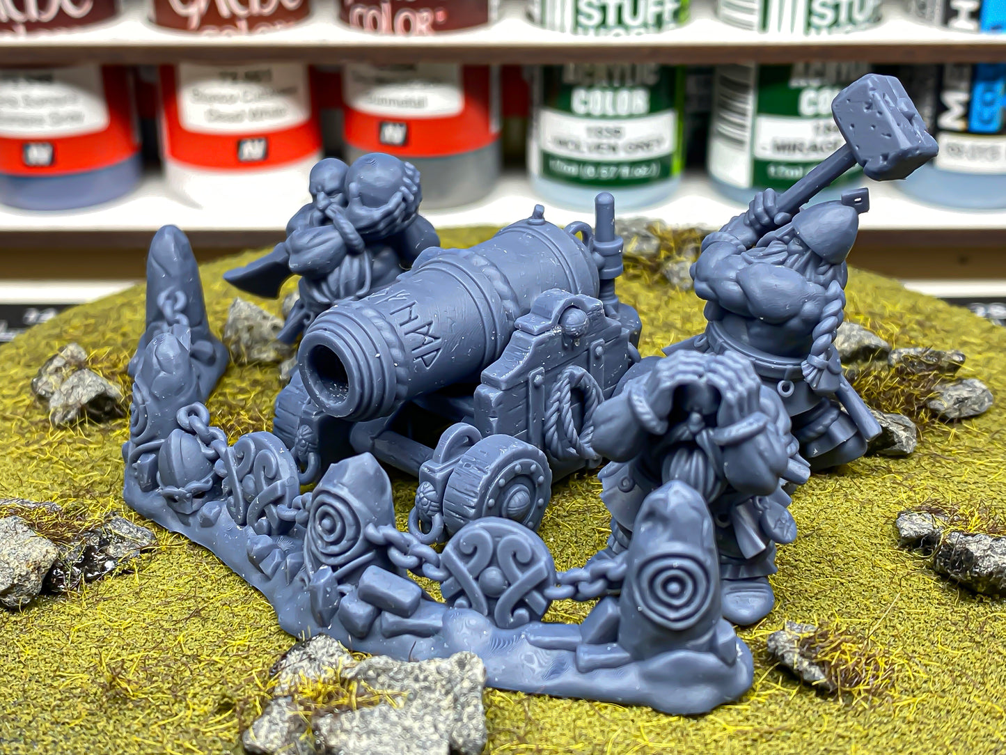 Dwarf Artillery Set - Highlands Miniatures