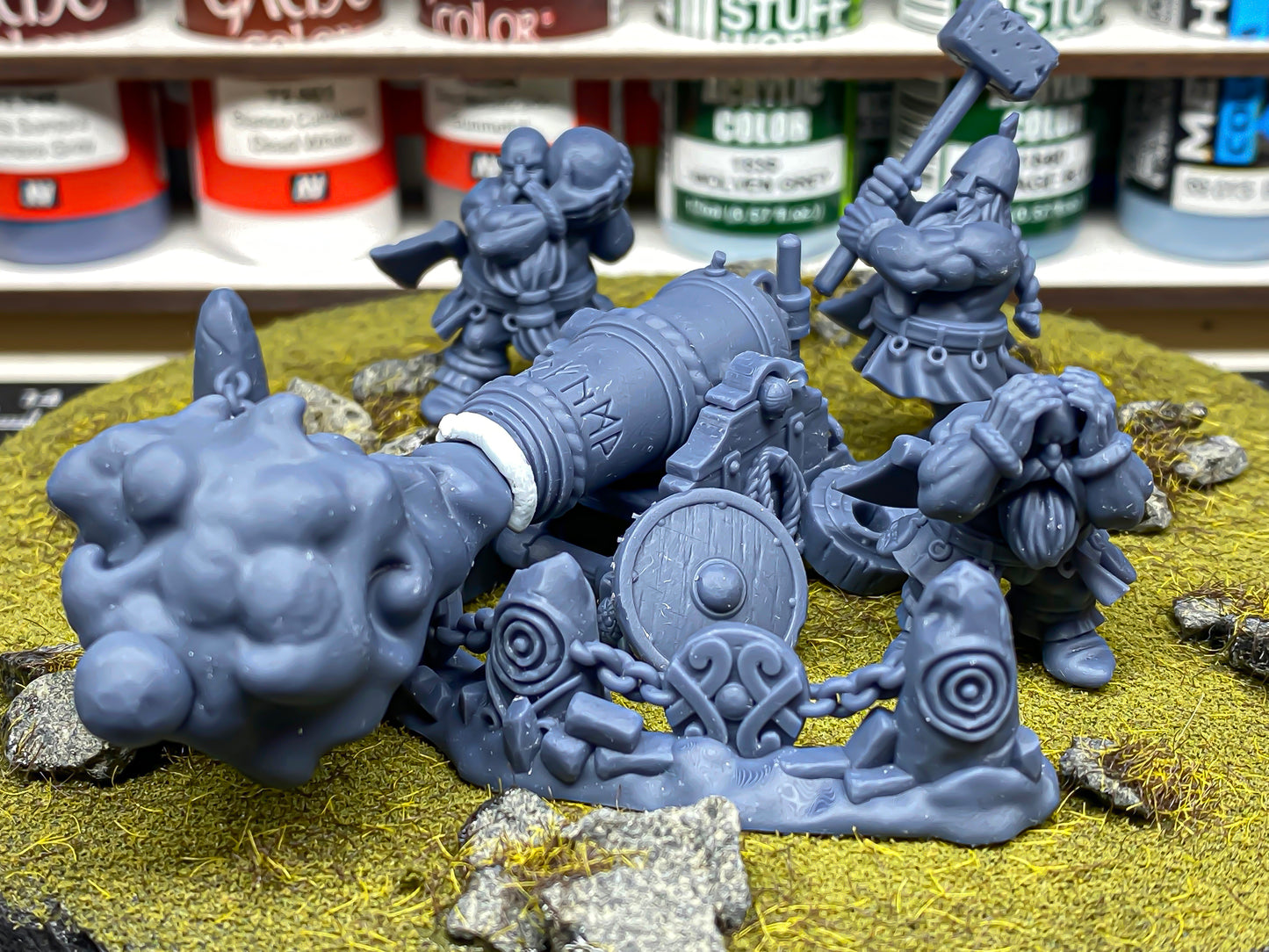 Dwarf Artillery Set - Highlands Miniatures