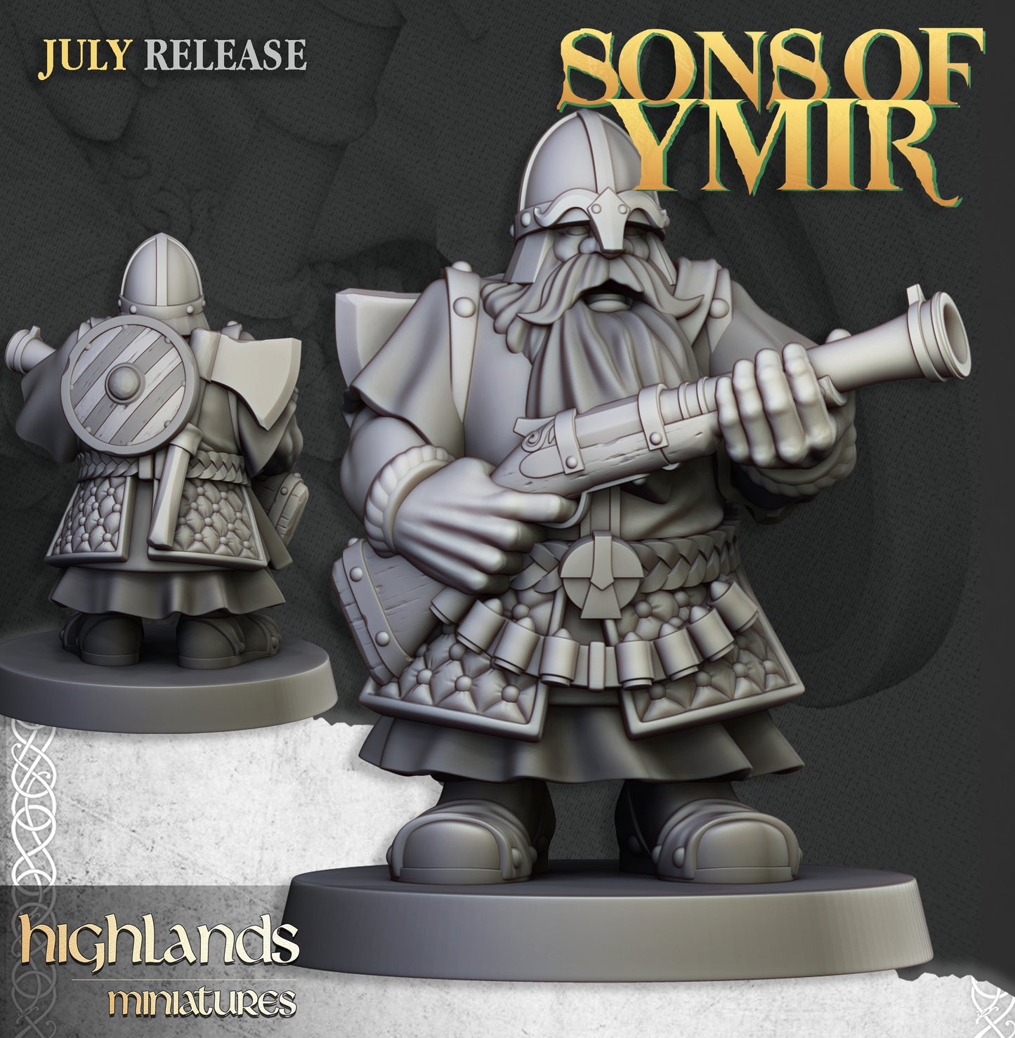 Dwarfs Marksmen Unit - Highlands Miniatures