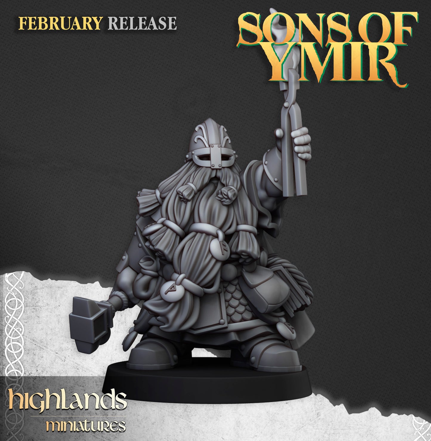 Dwarf Runemasters - Highlands Miniatures