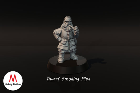 Dwarf Smoking Pipe - Medbury Miniatures