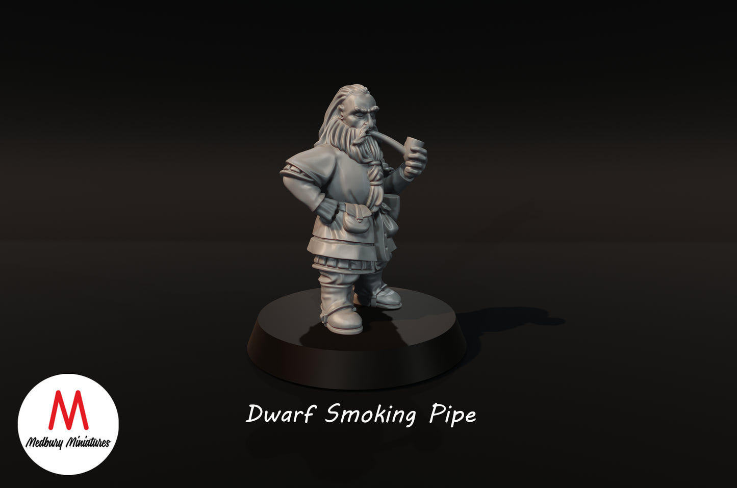 Dwarf Smoking Pipe - Medbury Miniatures