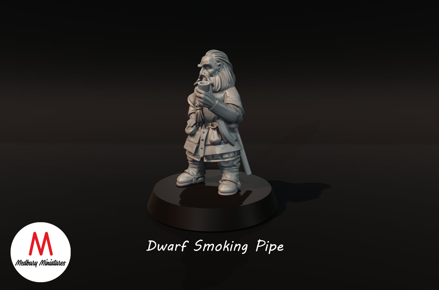 Dwarf Smoking Pipe - Medbury Miniatures