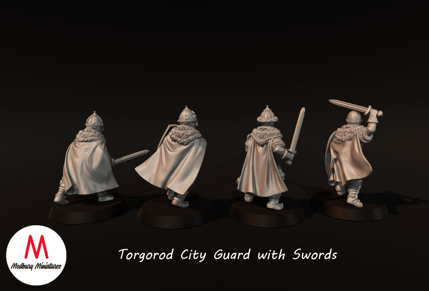 Torgorod City Guard With Swords - Medbury Miniatures