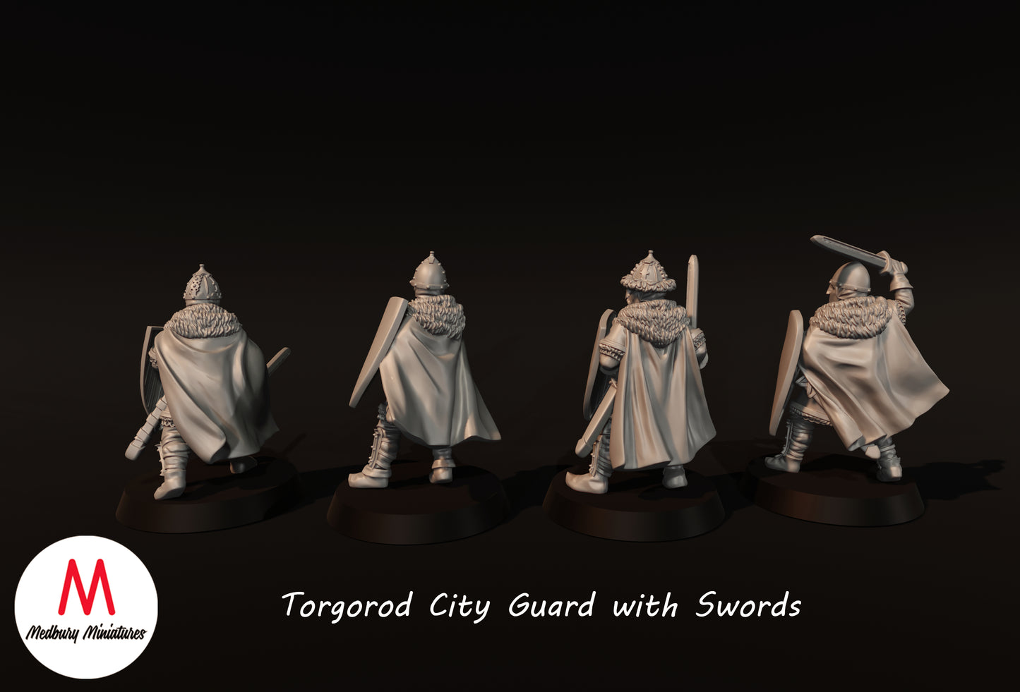 Torgorod City Guard With Swords - Medbury Miniatures