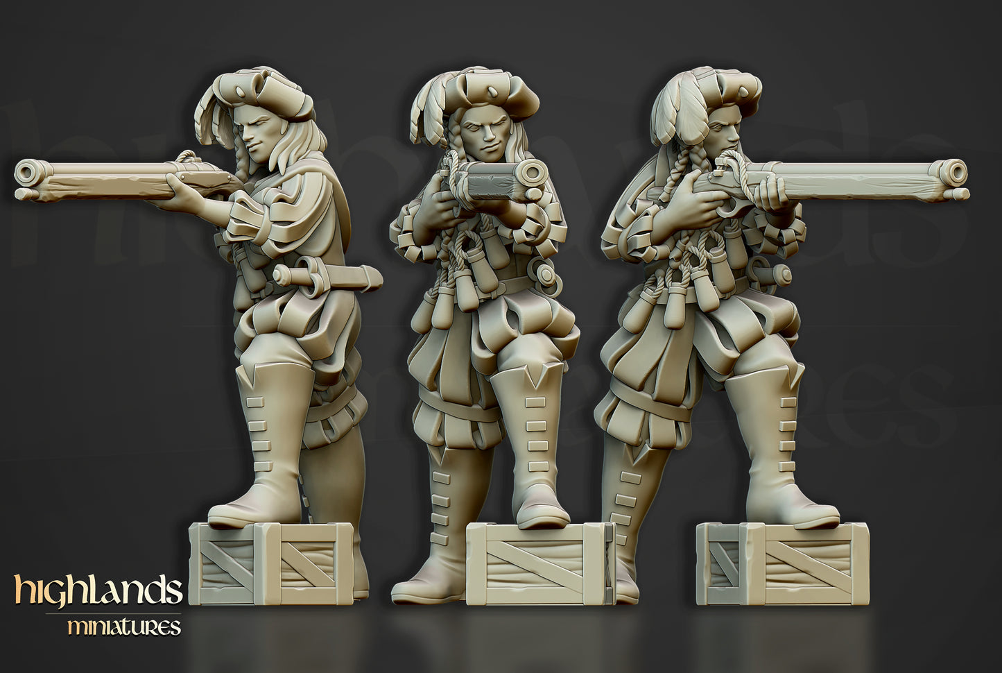 Die Arquebusiers-Einheit – Highlands Miniatures