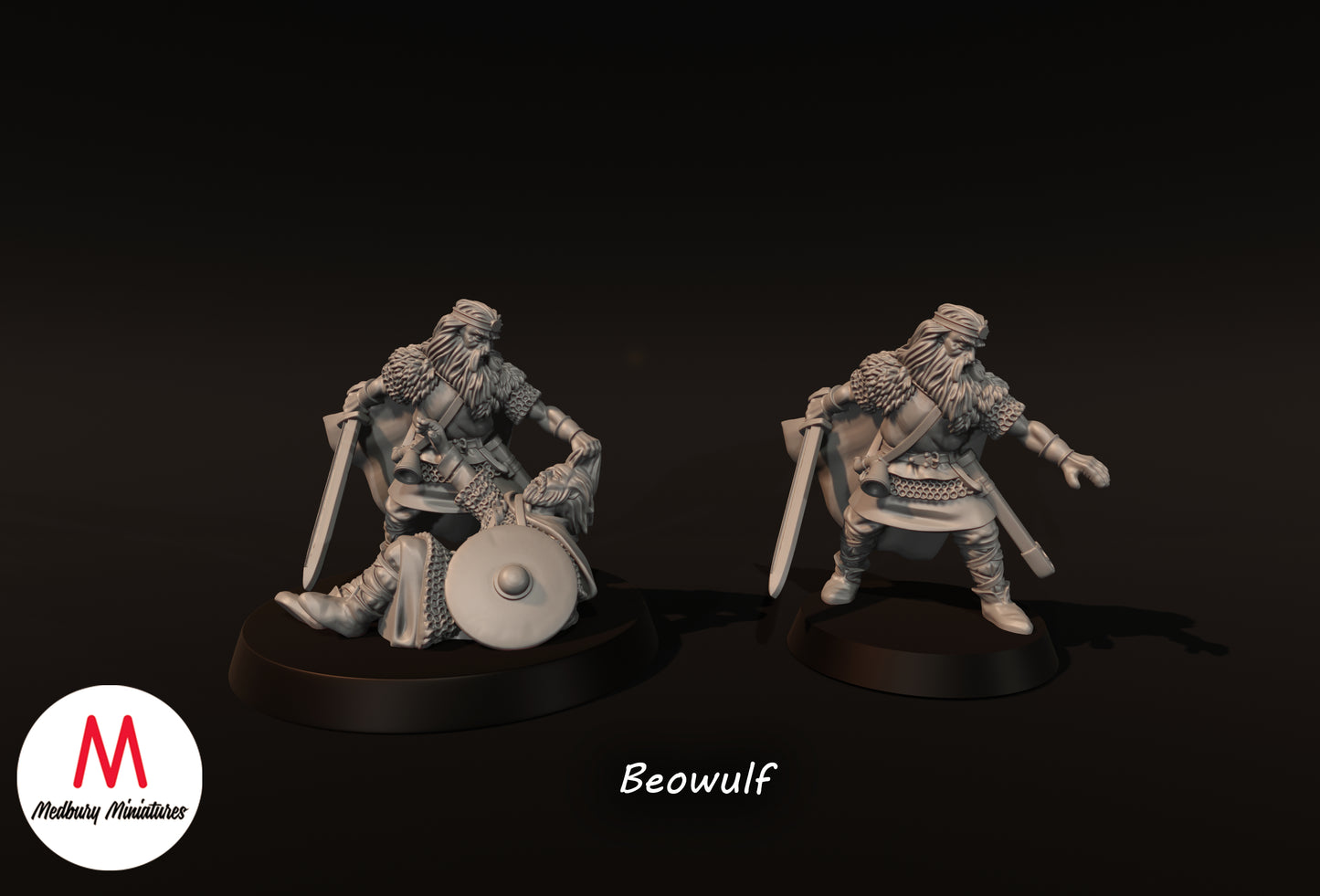 Beowulf zu Fuß x2 - Medbury Miniatures