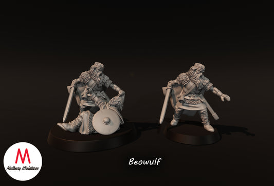 Beowulf à pied x2 - Medbury Miniatures