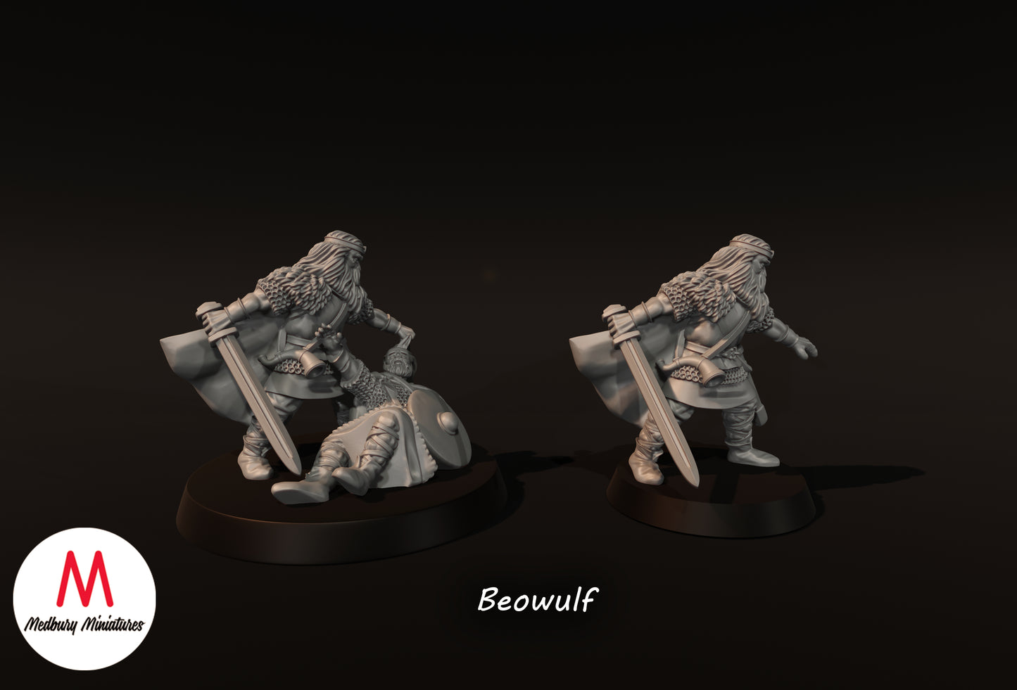 Beowulf zu Fuß x2 - Medbury Miniatures