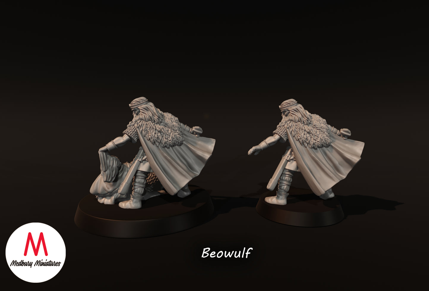 Beowulf zu Fuß x2 - Medbury Miniatures