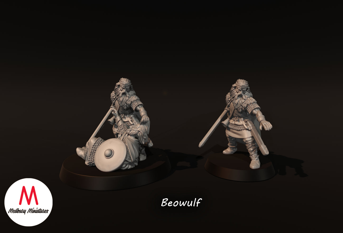 Beowulf zu Fuß x2 - Medbury Miniatures