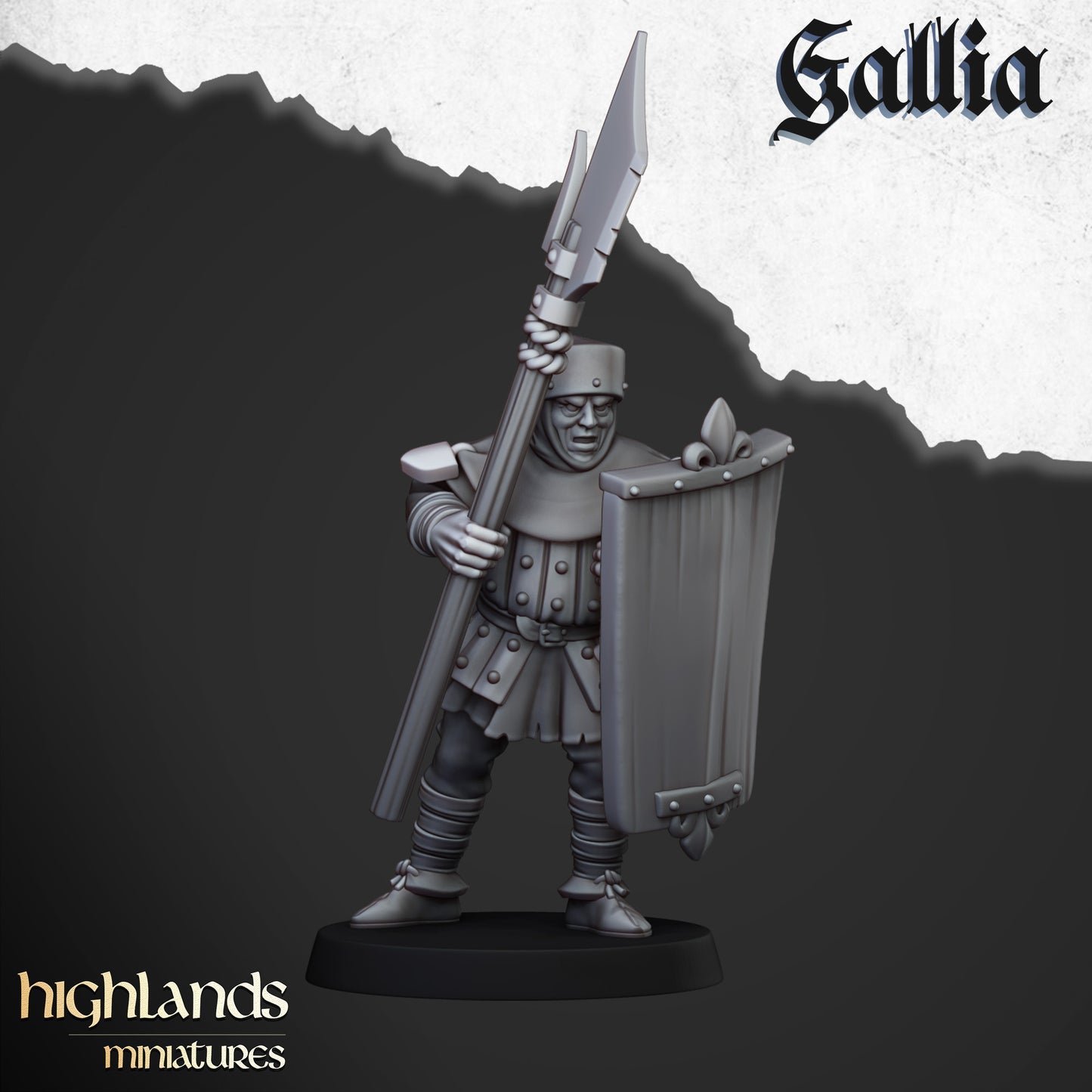 Gallia Men at Arms - Highlands Miniatures