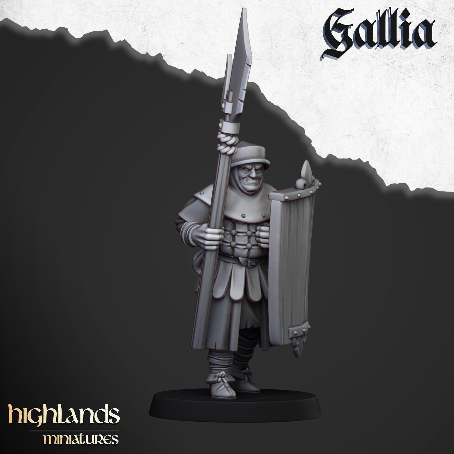 Gallia Men at Arms - Highlands Miniatures