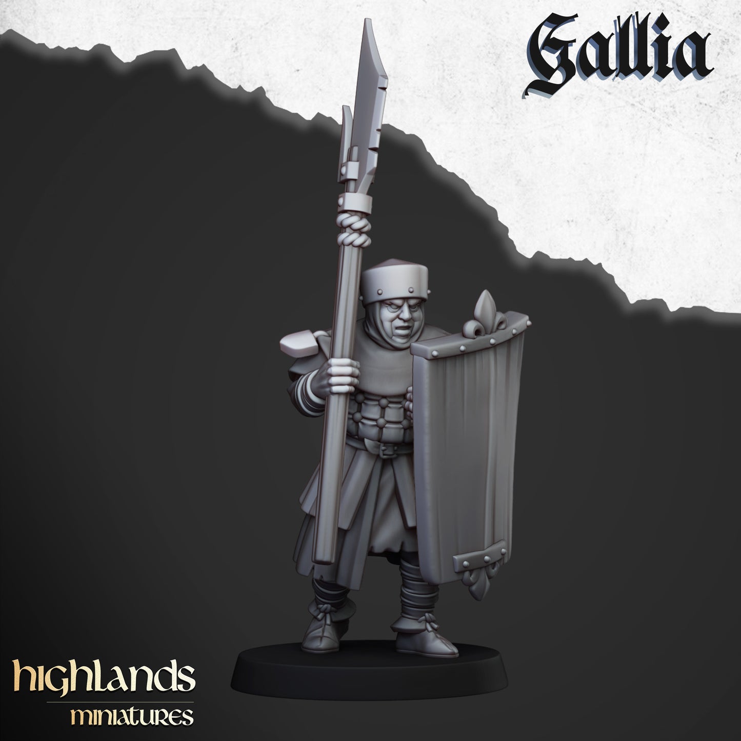 Gallia Men at Arms - Highlands Miniatures