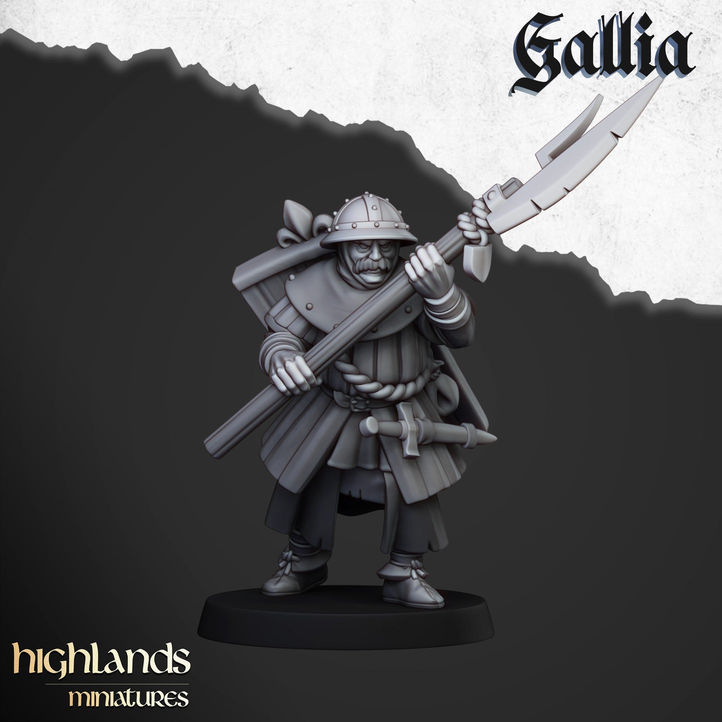 Gallia Men at Arms - Highlands Miniatures