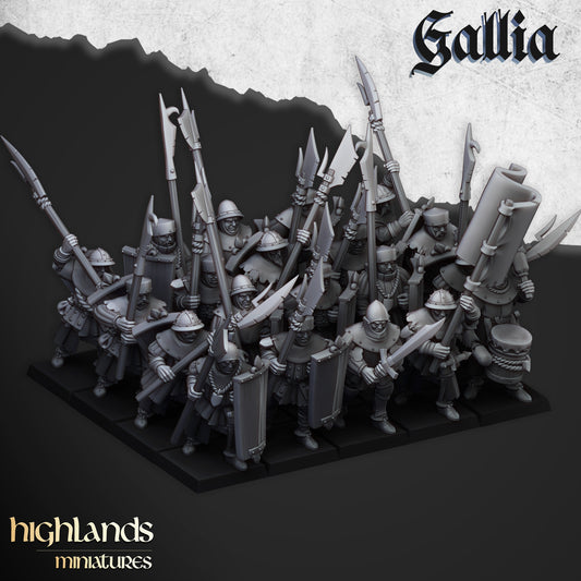 Hommes d'armes de Gallia - Highlands Miniatures