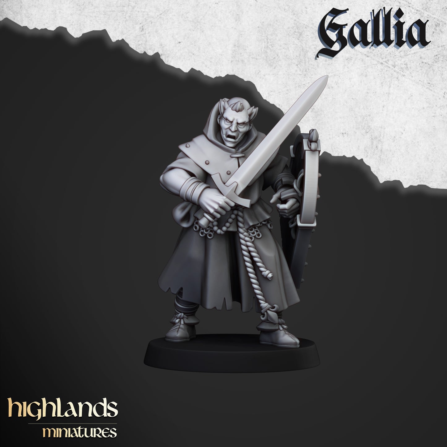 Gralspilger mit Reliquiar - Highlands Miniatures