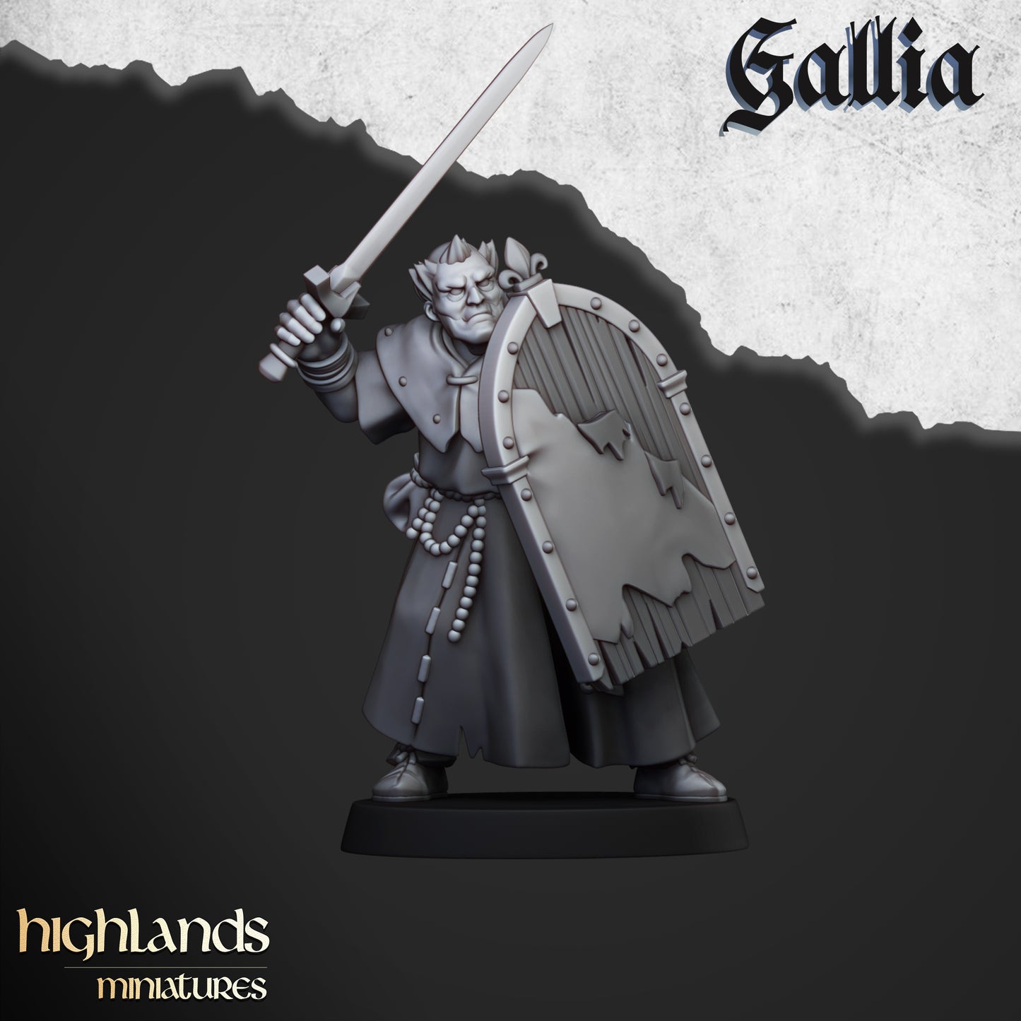 Gralspilger mit Reliquiar - Highlands Miniatures