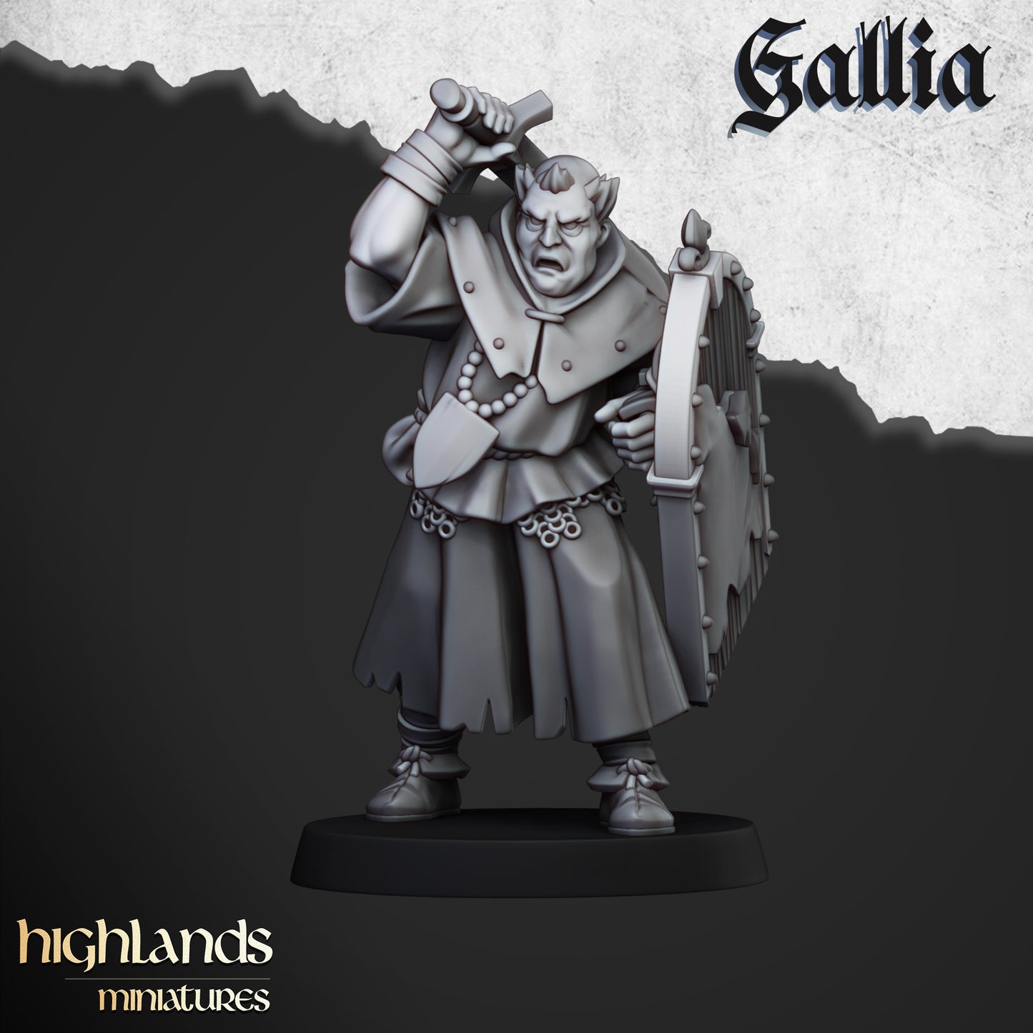 Gralspilger mit Reliquiar - Highlands Miniatures