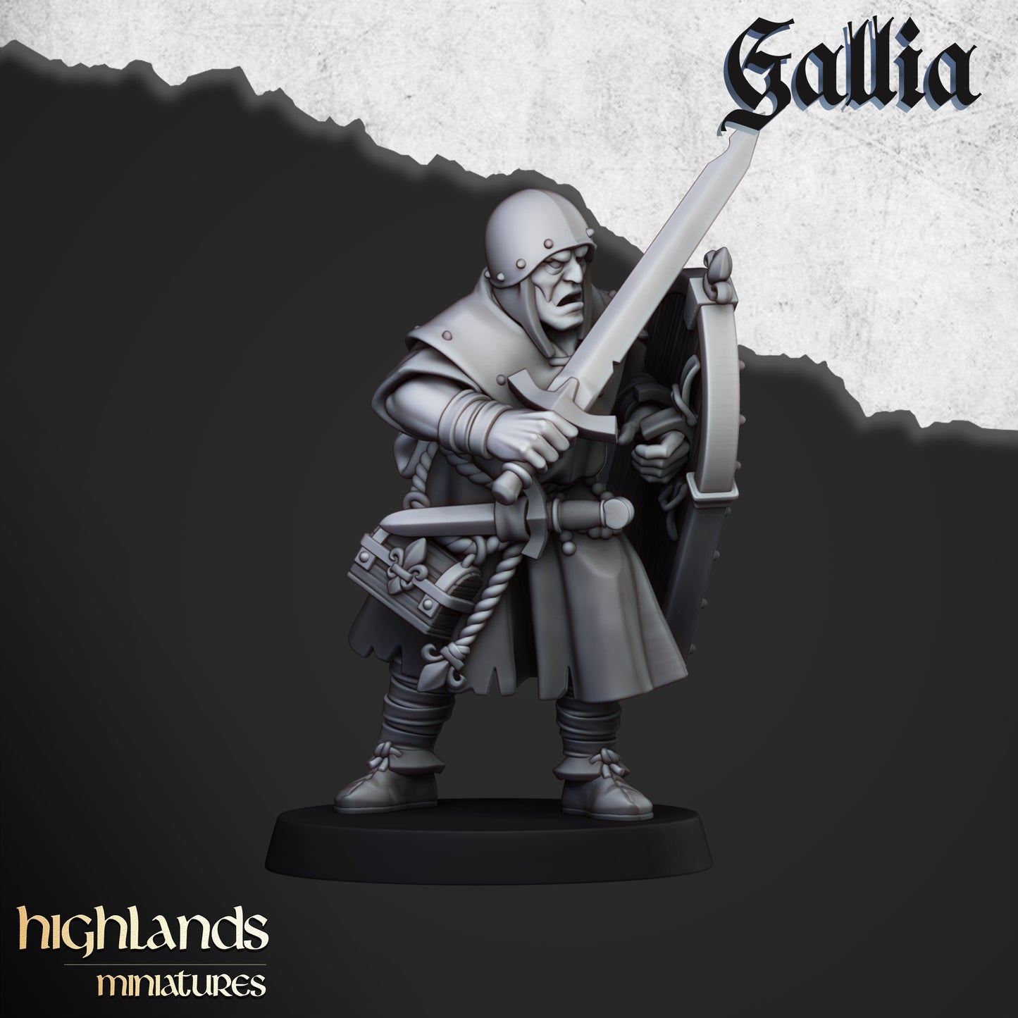 Gralspilger mit Reliquiar - Highlands Miniatures