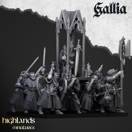 Grail Pilgrims with Reliquary - Highlands Miniatures