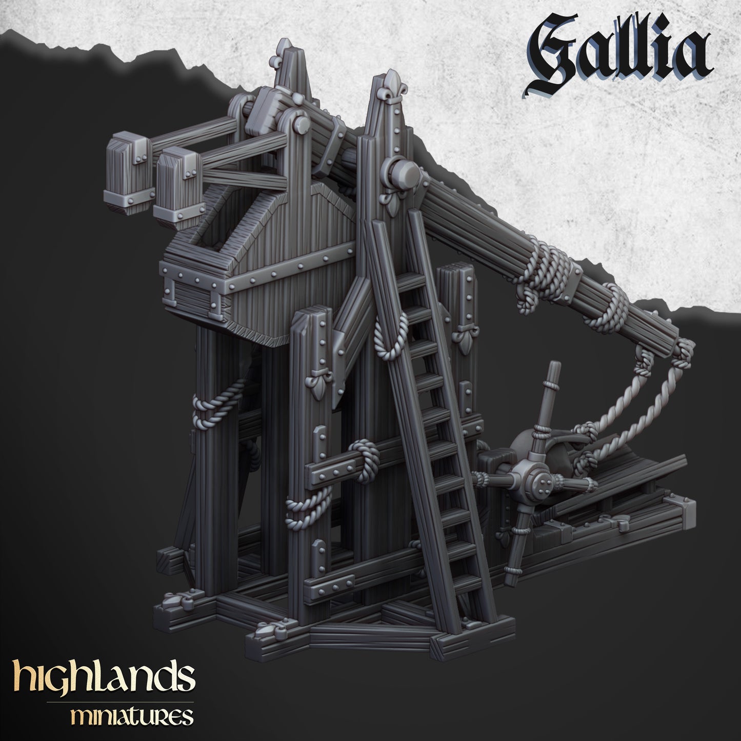 Trébuchet Gallia - Highlands Miniatures