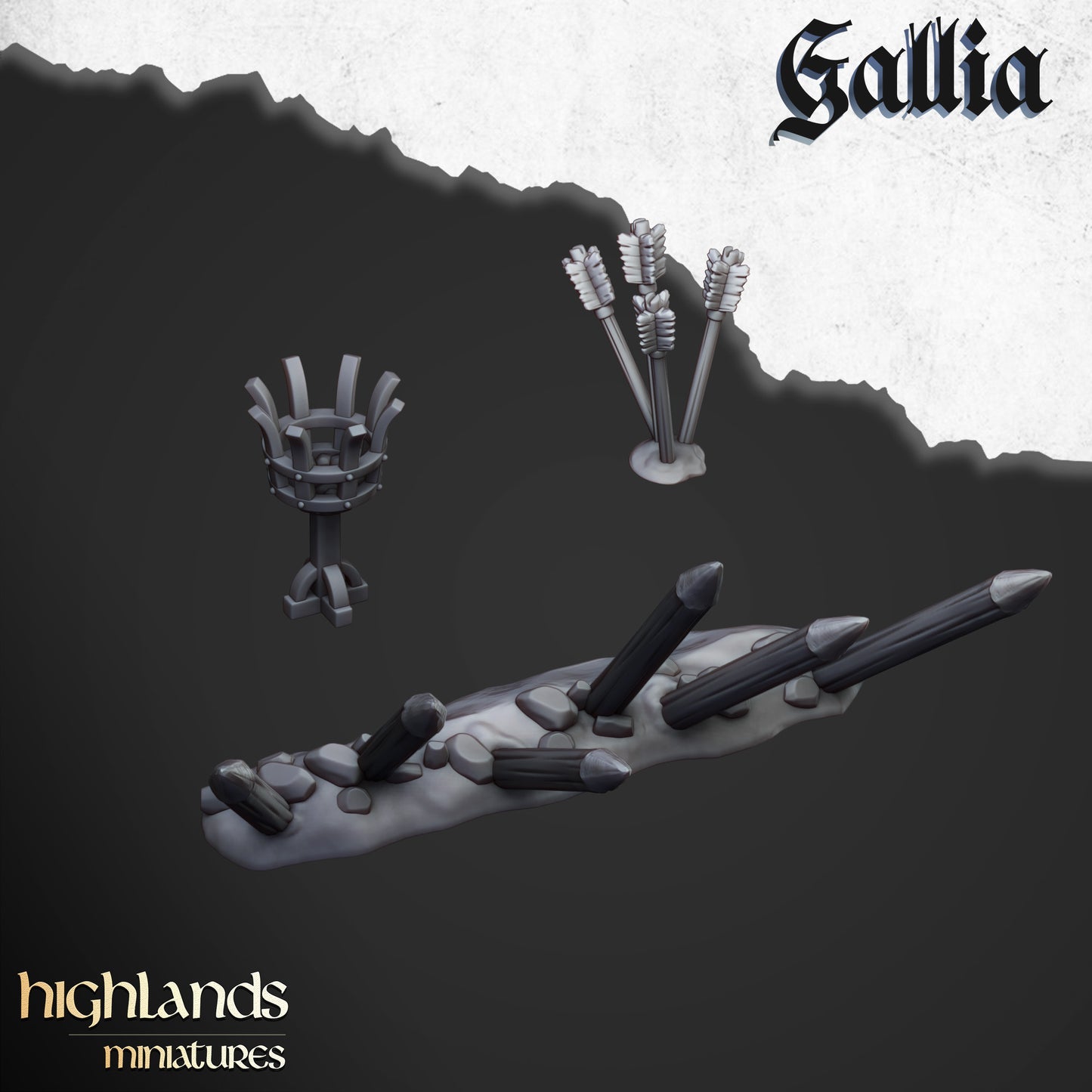 Gallia-Bogenschützen - Highlands Miniatures