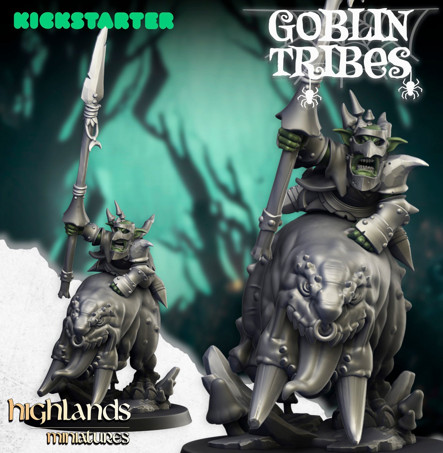 The Goblin Leader by Highlands Miniatures