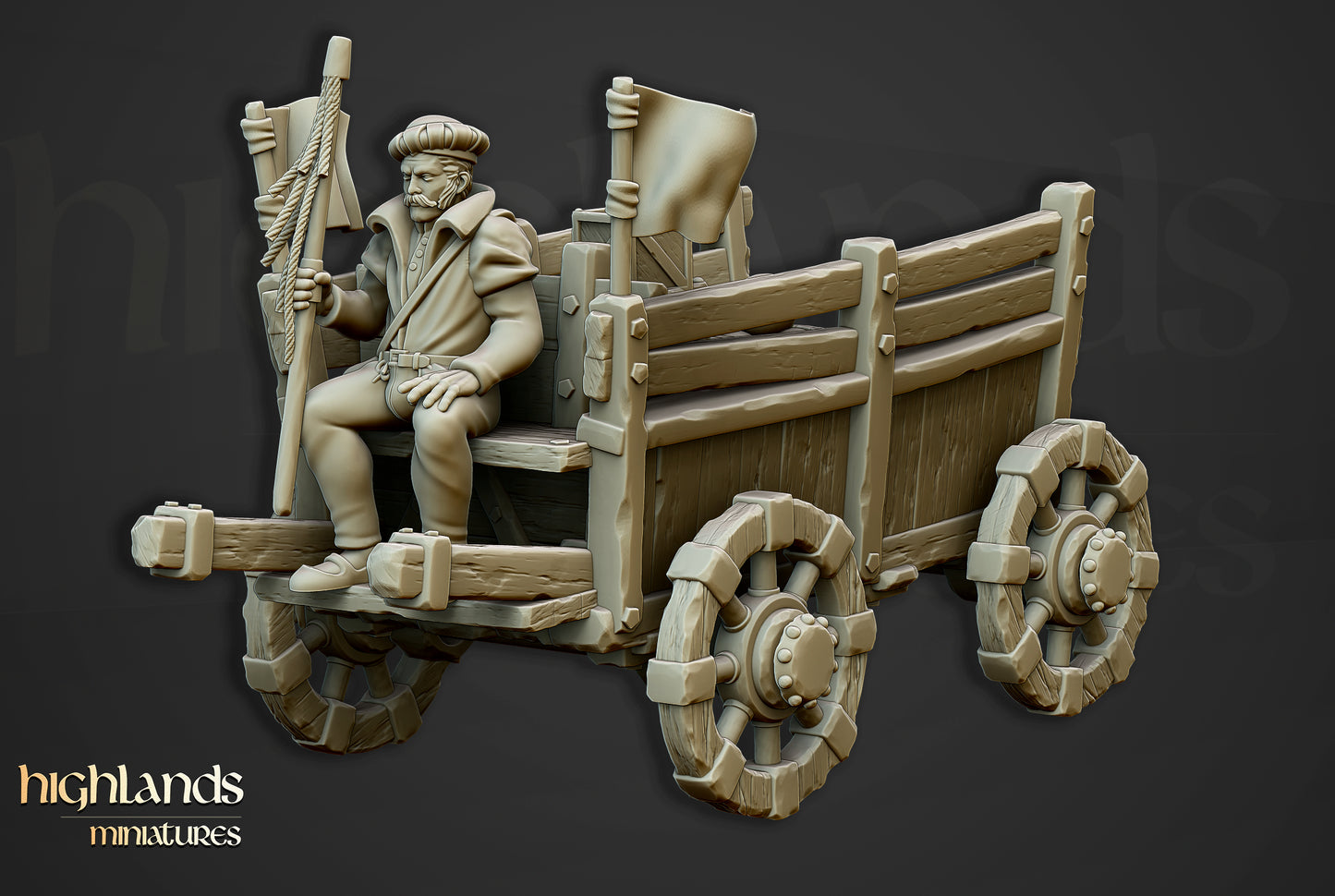 The Gold Wagon - Highlands Miniatures