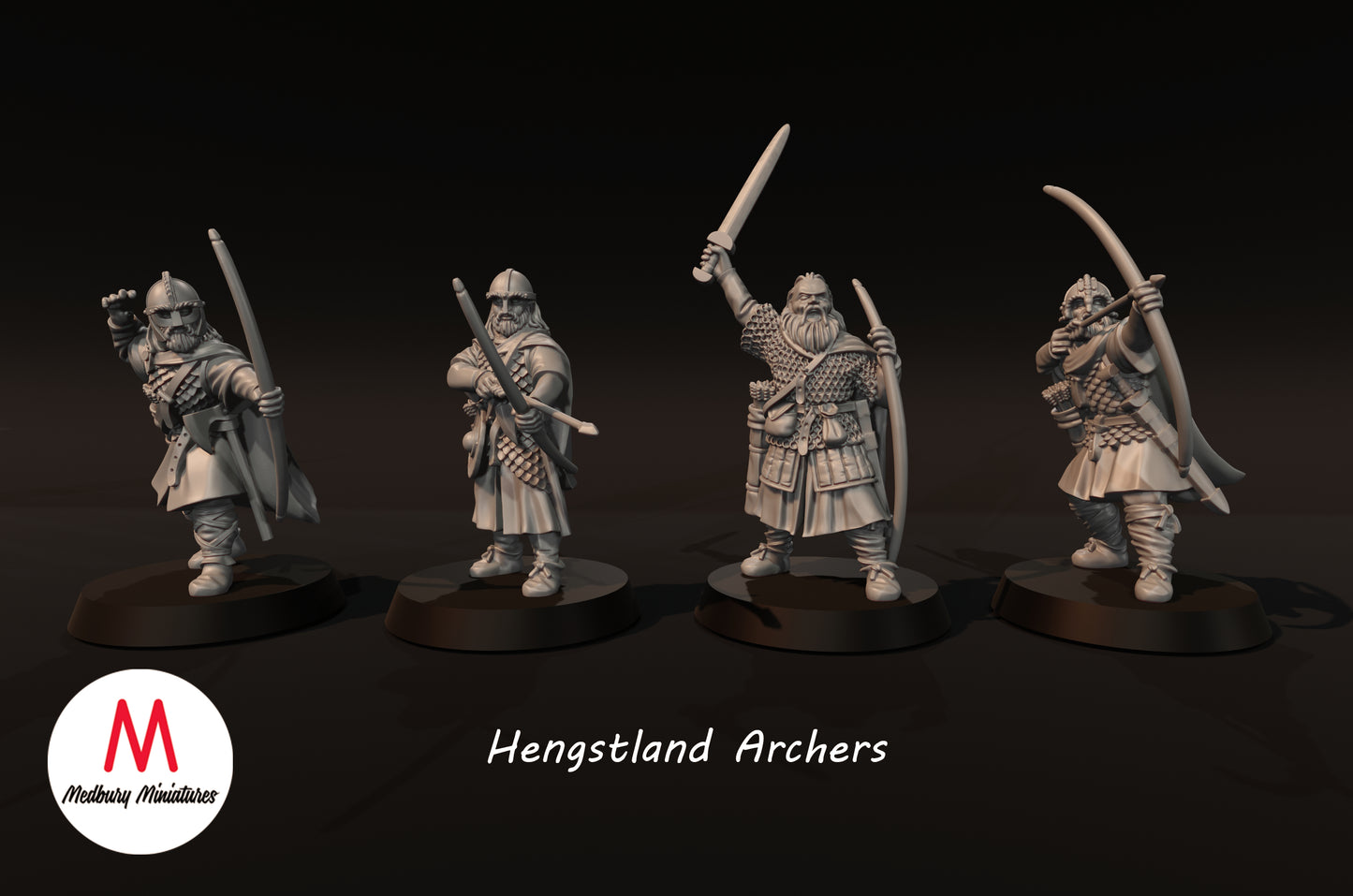 Archers de Hengstland - Miniatures de Medbury