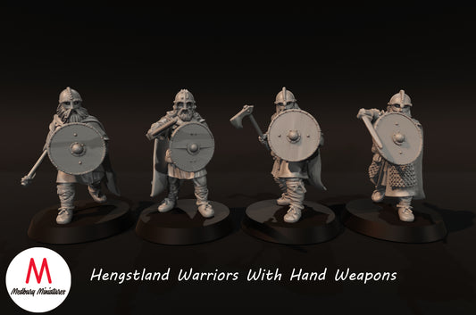 Hengstland Warriors With Hand Weapons - Medbury Miniatures