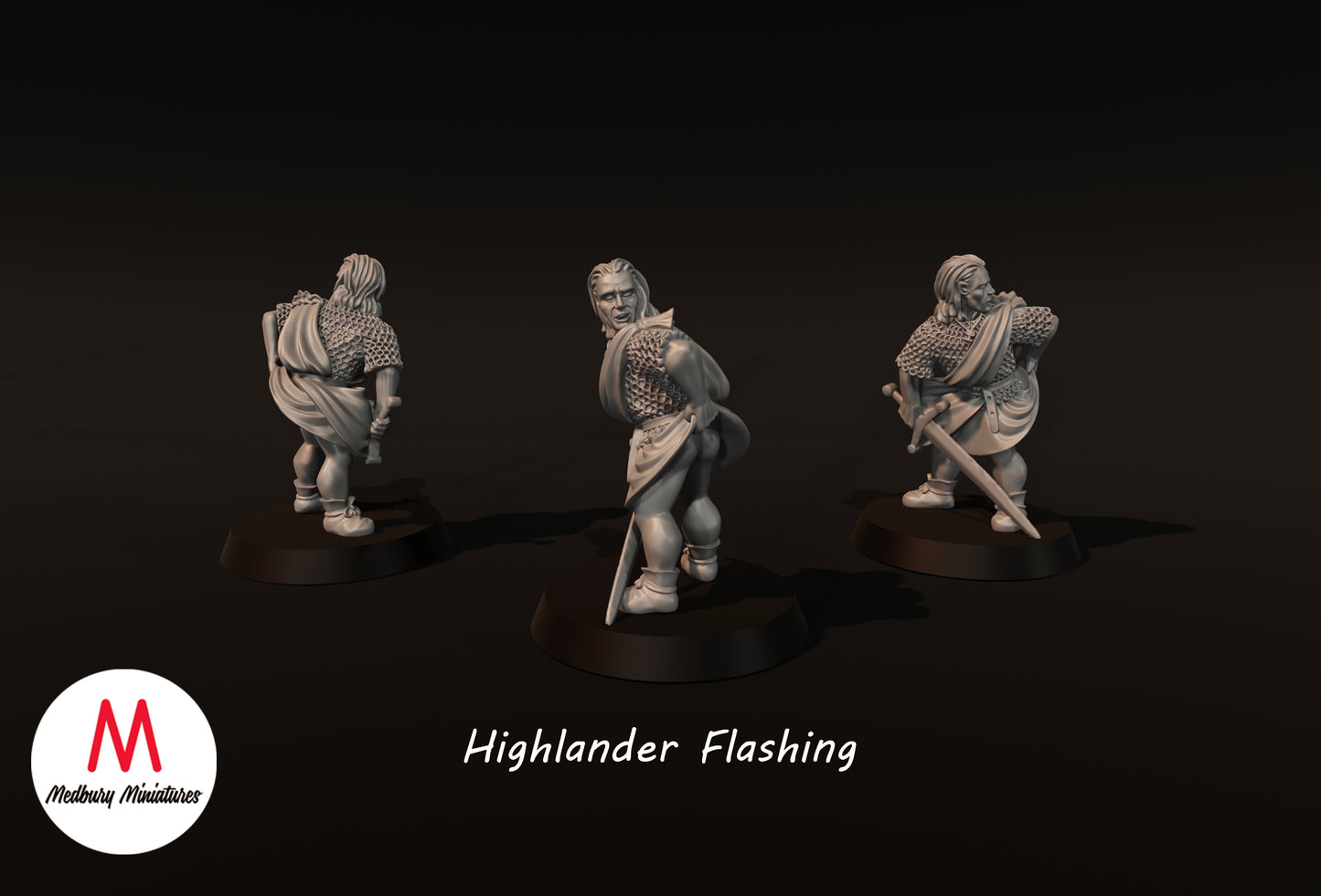 Clansmen Flashing - Medbury Miniatures