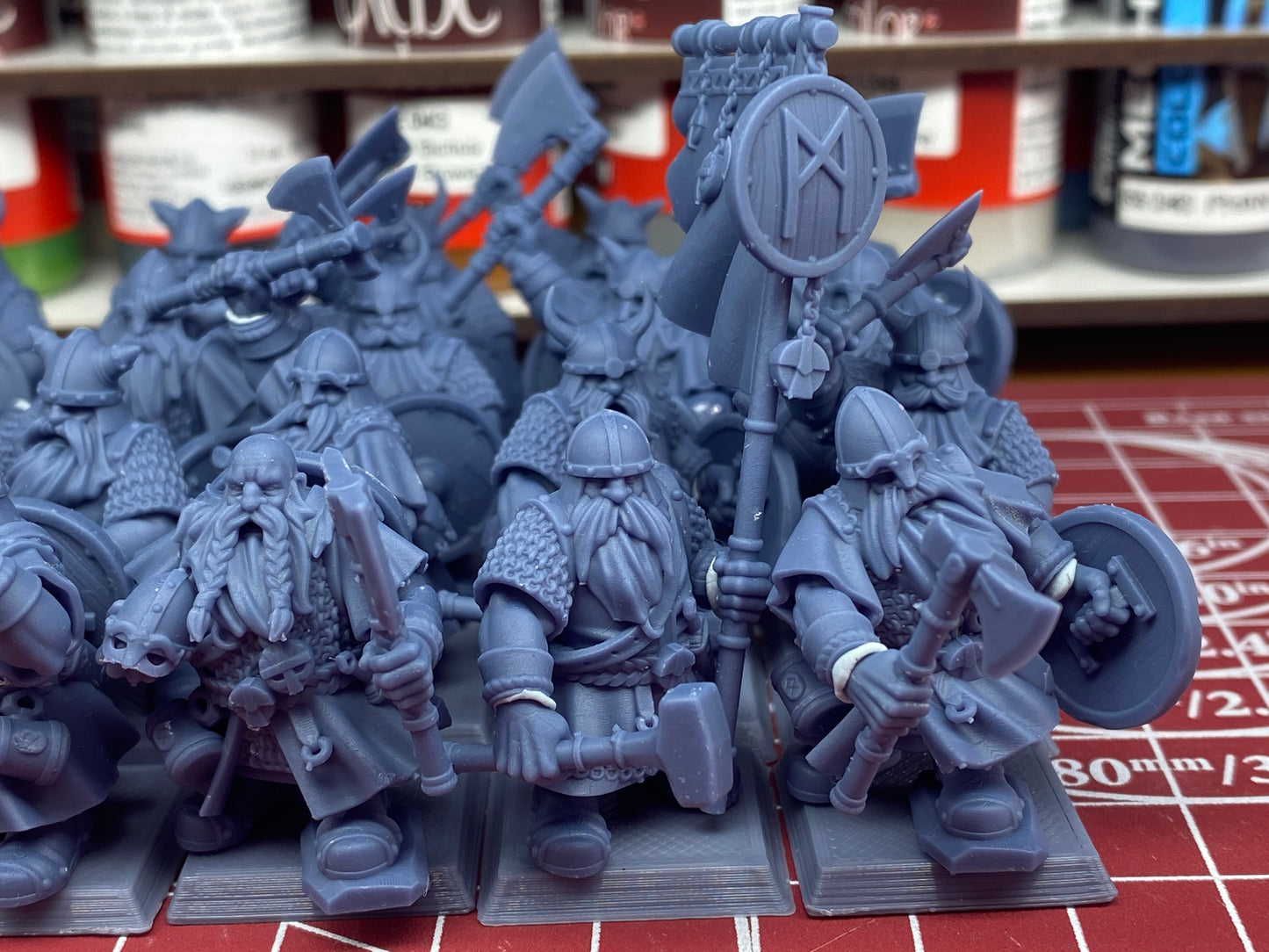 Unité de guerriers nains - Highlands Miniatures