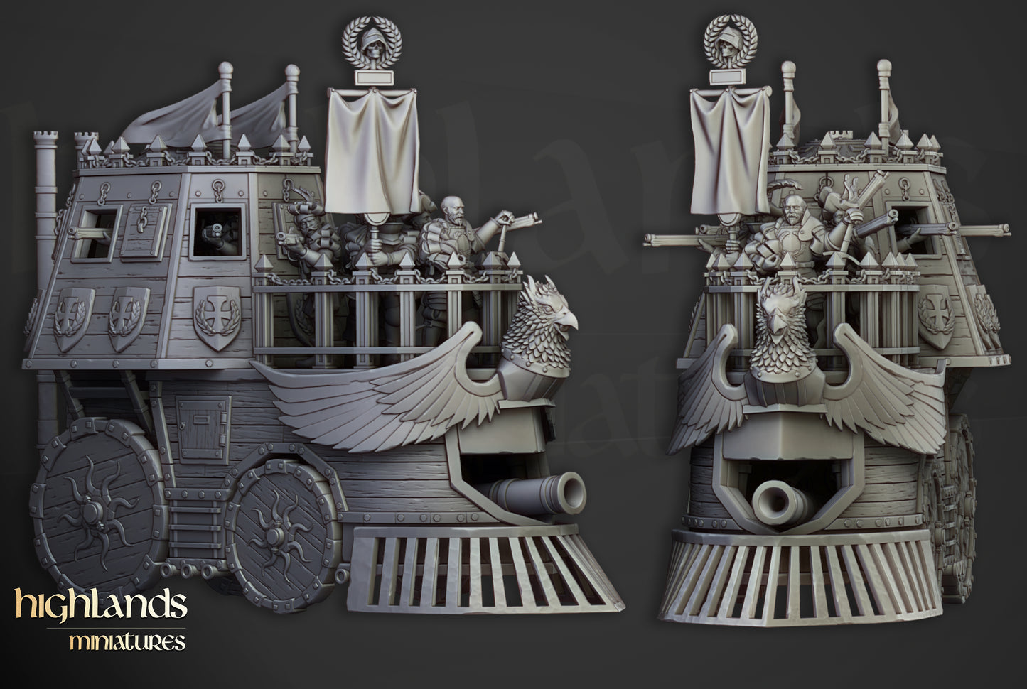 Der eiserne Opinicus - Highlands Miniatures