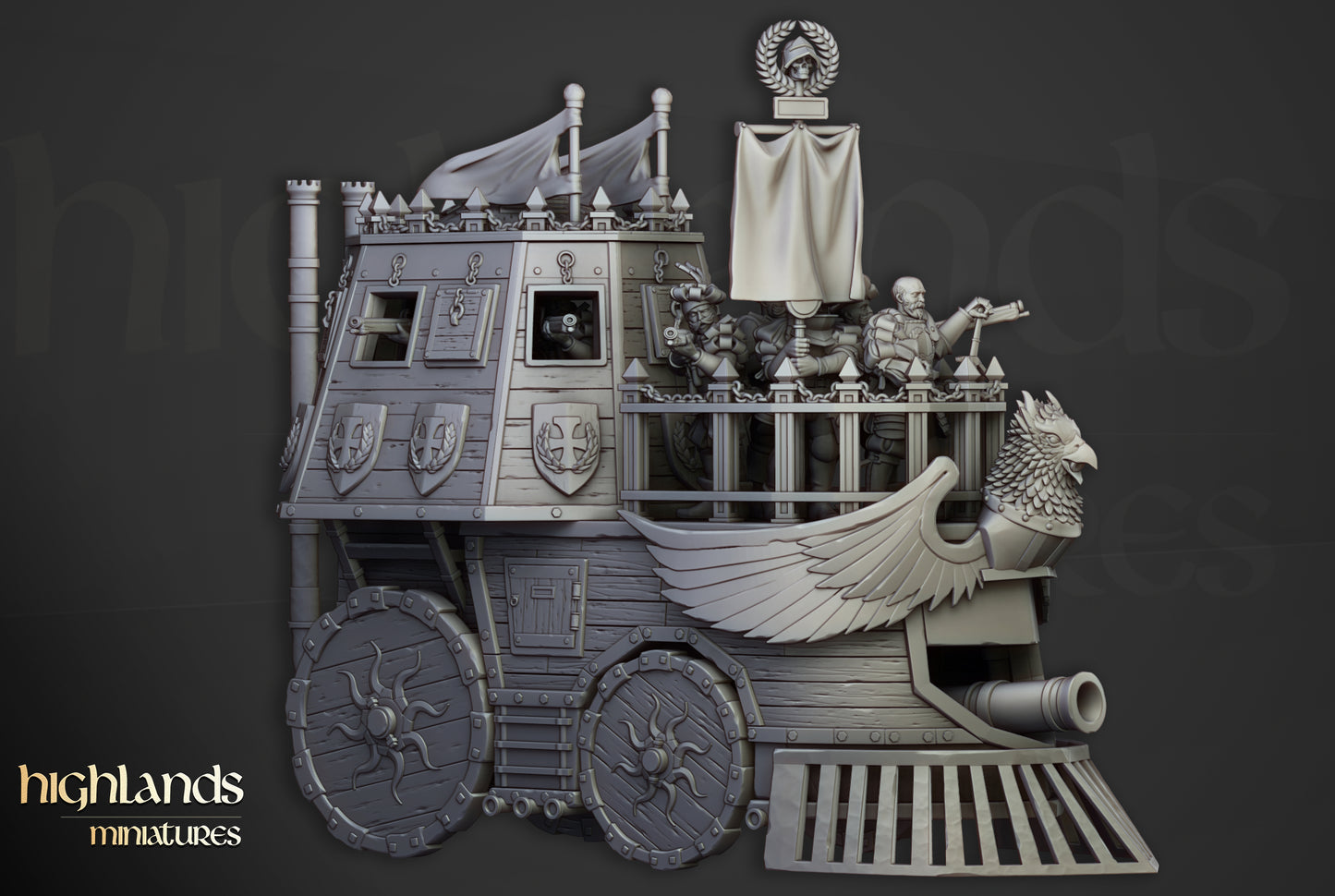 Der eiserne Opinicus - Highlands Miniatures