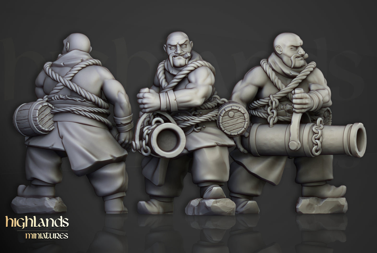 Khazarian Gunners - Highlands Miniatures