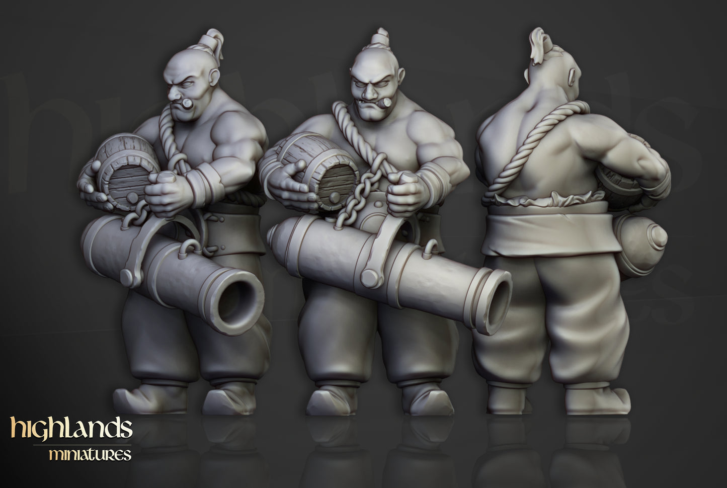 Khazarian Gunners - Highlands Miniatures