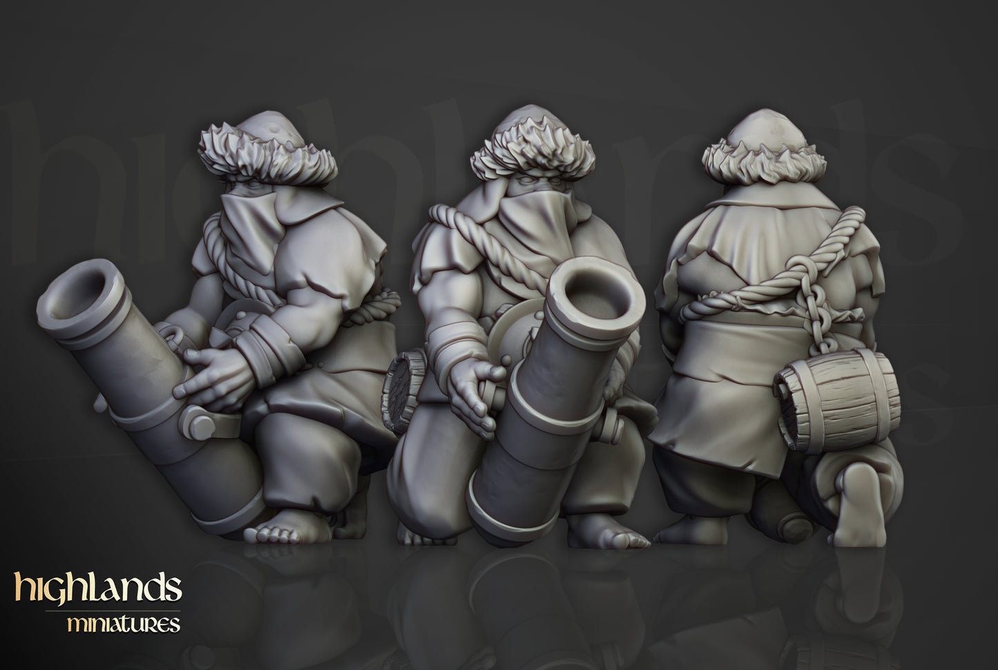 Khazarian Gunners - Highlands Miniatures