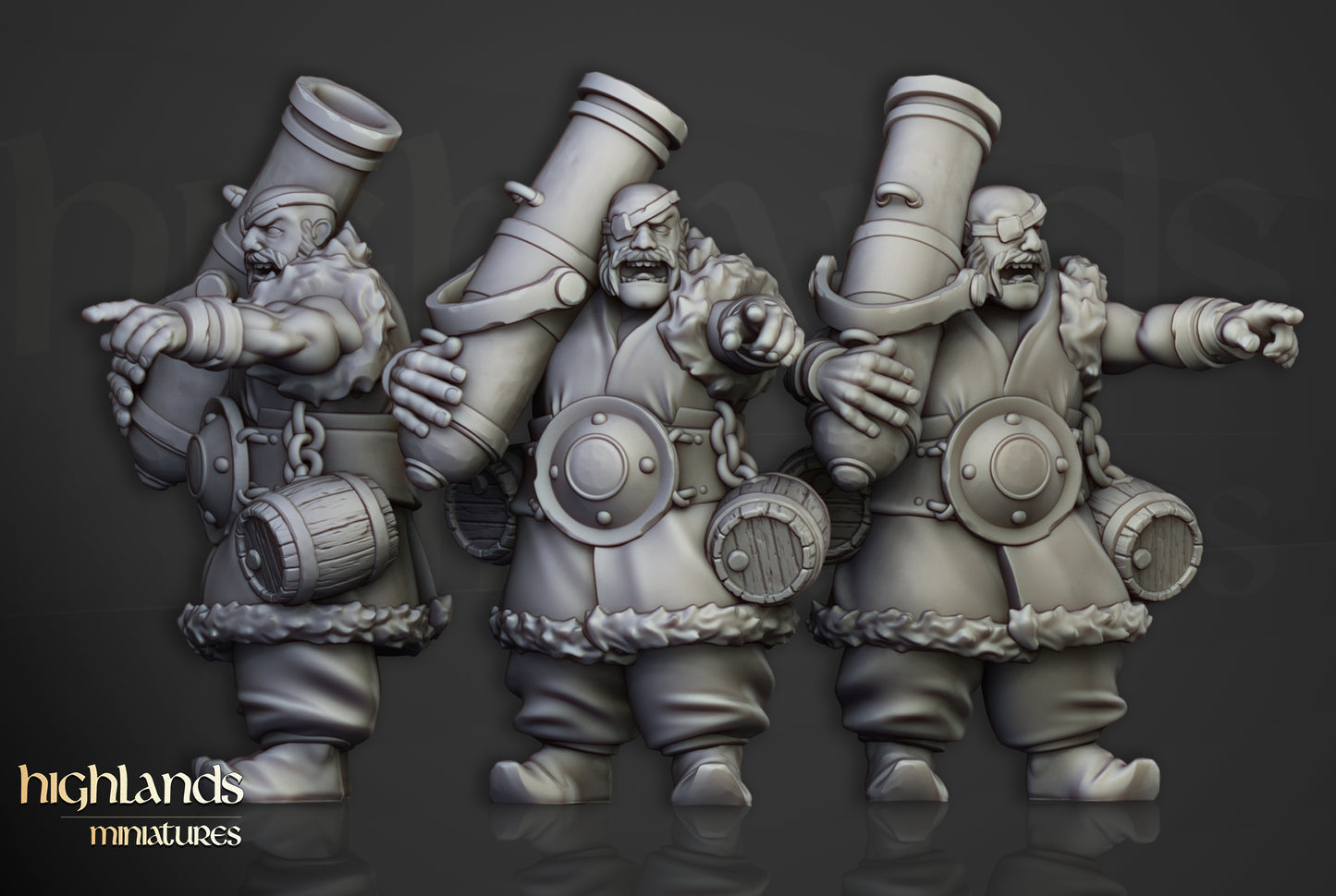 Khazarian Gunners - Highlands Miniatures